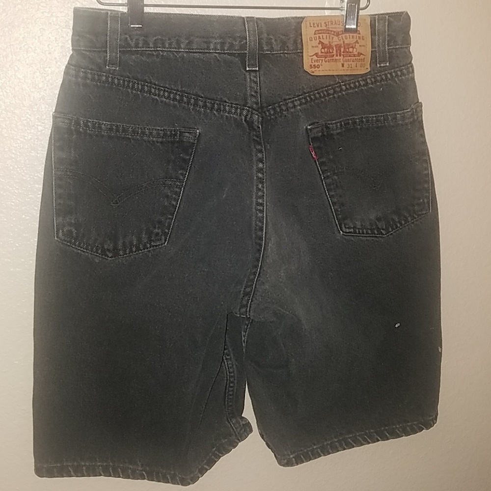 Levi's Black shorts, 31